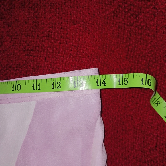 SOLD! POLO RALPH LAUREN Pink Soft Pastel Silk Tie-Dye Zip Skirt Women's 6 - Picture 16 of 16